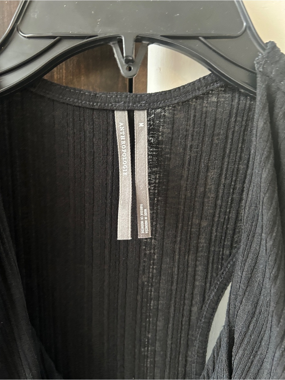 Anthropologie Cropped Cowl Neck Top - Picture 8 of 9